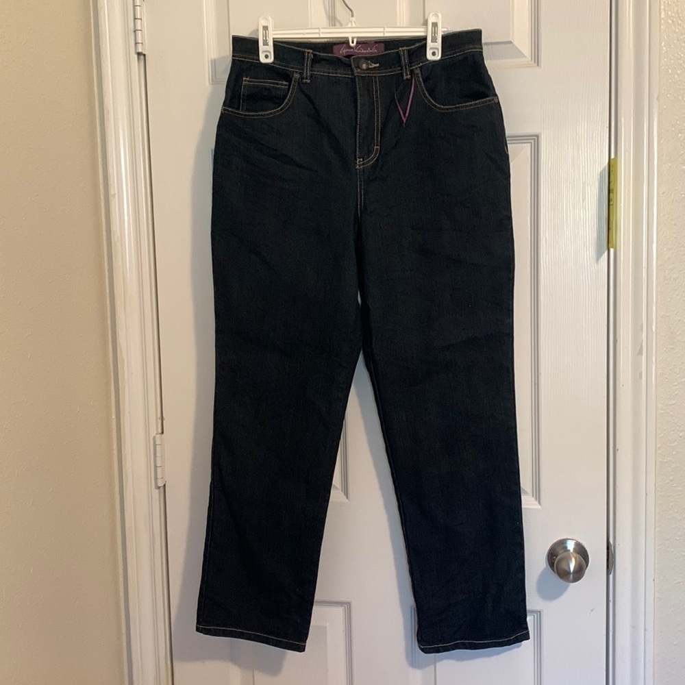 Amanda Gloria Vanderbilt womens tapered jeans